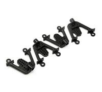 ZenithRide 4pcs Surmo Shock Stupt Set per 1 10 RC Crawler Auto anteriore Schermo posteriore Tower Calboni compatibili con vari modelli Crawler(Black)