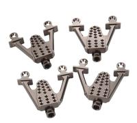 ZenithRide 4pcs Surmo Shock Stupt Set per 1 10 RC Crawler Auto anteriore Schermo posteriore Tower Calboni compatibili con vari modelli Crawler(Titanium)