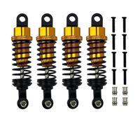 ZenithRide Accumi per ammortizzatore d'olio in metallo per 1 18 Accessibili per parti di auto RC compatibili con A959 A959-B 184011 A949 A969 A979 K929 Modelli(4pcs Yellow)