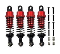 ZenithRide Accumi per ammortizzatore d'olio in metallo per 1 18 Accessibili per parti di auto RC compatibili con A959 A959-B 184011 A949 A969 A979 K929 Modelli(4pcs Red)
