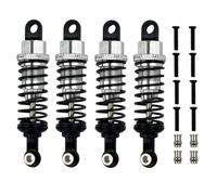 ZenithRide Accumi per ammortizzatore d'olio in metallo per 1 18 Accessibili per parti di auto RC compatibili con A959 A959-B 184011 A949 A969 A979 K929 Modelli(4pcs Silver)