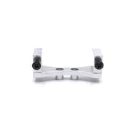 ZenithRide Asse meta metallico RC Assale anteriore Servo montatura a montaggio Parti di aggiornamento di aggiornamento compatibili con C14 C24 B14 B24 B16 B36 MN MN98 MN99S Modelli(Silver)