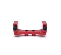 ZenithRide Asse meta metallico RC Assale anteriore Servo montatura a montaggio Parti di aggiornamento di aggiornamento compatibili con C14 C24 B14 B24 B16 B36 MN MN98 MN99S Modelli(Red)