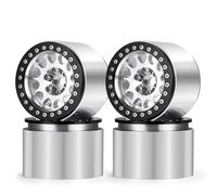 ZenithRide Brenchi in alluminio da 45 mm da 2,2 pollici mozzi di brandini compatibili con 1 10 RC come RBX10 Axi03005 Wraith 90048 RR10 e modelli simili(Silver 4Pcs)