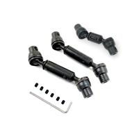 ZenithRide C14 C24 D12 B14 B24 B16 B36 MN MN98 MN99S Albero di trasmissione di trasmissione in metallo Compatibile con 4x4 6x6 4WD 6WD CARS RC Parti di sostituzione per vari modelli(6x6 Black)