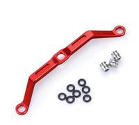 ZenithRide Collegamento a collegamento sterzo a bordo in ottone in alluminio parte di aggiornamento compatibile con 1 modello di auto crawler rc a 18 adatta a in stile road veicolo(Red)