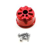 ZenithRide Custodia per vettore differenziale delle parti di upgrade delle auto RC 5681 Custodia differenziale in metallo compatibile con 1 10 RC veicoli(Red)
