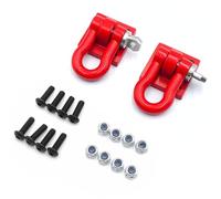 ZenithRide Ganci da rimorchio in metallo da 2 pc ganci di rimorchio compatibili con 1 6 RC come SCX6 AXI05000 AXI05001 TRAIL HONCHO OFF VEICOLO DI VEICOLO STRADA