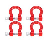 ZenithRide Ganci per rimorchio paraurti in alluminio 2/4 pezzi grilli di traino compatibili con modelli di auto cingolate RC in 1/10 accessori per veicoli fuoristrada(4Pcs)