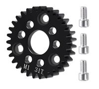 ZenithRide M1 Spring Main Gear 31T 32T 33T 35T 38T 41T 42T 43T 45T 46T 47T 48T 49T 50t Parte di sostituzione compatibile con 1 10 modelli RC in simile a E Revo 2 0(31T)