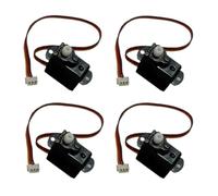 ZenithRide Nano Servo 2g 3.7V-6V GS-2502 con interfaccia JST Compatibile con Pezzi di Ricambio per Motori aeroplani Modello RC Indoor(4pcs)