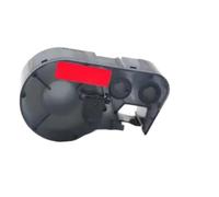 ZenithRide Nastro per etichette 25,4 mm x 7,6 m Con materiali di BMP-41 BMP-51 BMP-53-Collegato al PC(10pc White-on-Red)