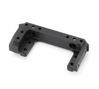 ZenithRide Servo di montaggio in alluminio Servo per il paraurti anteriore compatibile con 1 10 RC Crawler Auto Modelli II 90046 90047 Parti di sostituzione(Black)