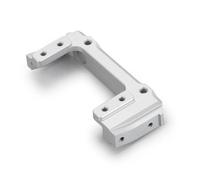 ZenithRide Servo di montaggio in alluminio Servo per il paraurti anteriore compatibile con 1 10 RC Crawler Auto Modelli II 90046 90047 Parti di sostituzione(Silver)