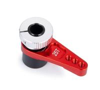 ZenithRide Servo sterzo regolabile in alluminio 25T Compatibile con camion RTR senza pennello da 1 a 8 WD come imbracatura King LMT e digger tomba