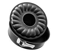 Zenker 10-inch Non-Stick Carbon Steel Springform Pan with 2 Bases Sta