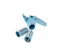 Zenker 27167 Grattugia 2 Tamburi, Acciaio e Plastica, Panna/Argento