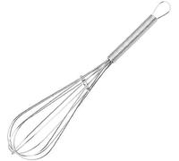 Zenker 42861 - Frusta con Passante per Appendere, 20 x 4,5 cm, in Acciaio Inox, Argento, 20 x 4,5 x 4,5 cm