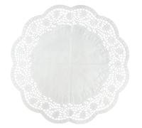 Zenker 44766.0 Set da 15 Tovagliette Sottotorta, Carta, Bianco, 20x18.5x0.8 cm