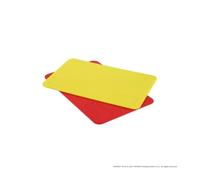 Zenker 46516 2 tappetini da Taglio Haribo, Plastica, Rosso e Giallo