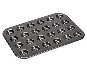 Zenker 6000 Stampo per Pasticcini/Biscotti a 24 Impronte, Ø4,5 Cm con Confezione Regalo