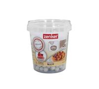 Zenker 62051 Sfere per Cottura Torte, Sfere da forno per pasta frolla, Sfere in ceramica da forno per base crostata, Ceramica, Bianco, 1,1 cm, 600 g, X 1