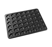 Zenker Teglia da Forno alla Vaniglia, Carbonio, Nero, Kipferlblech 42 x 32 cm