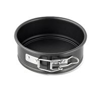 Zenker 7680 teglia apribile 12,5 cm X 4,5 cm SPECIAL - MINI, piccola teglia con fondo piatto in lamiera d'acciaio, tortiera rotonda con rivestimento antiaderente (colore nero), quantità: 1 pezzo