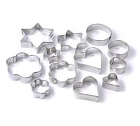 Zenker 7730 12 - Set stampini 4 x 3 cm in lamiera stagnata