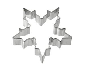 Zenker 7780 Stampino a Forma di Fiocco di Neve, in Latta stagnata, Argentato, 7,1 x 7,5 x 1,7 cm