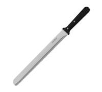 Zenker Coltello Professionale XLong da Pasticceria 43 cm, in Acciaio Inossidabile, Lama 30 cm con bordo dentellato (colore: argento/nero), quantità: 1 pezzo