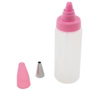 Zenker Dispenser per Condire Doppio, Plastica, Trasparente/Rosa