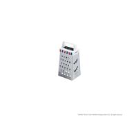 Zenker Meets Haribo Mini grattugia quadrata - Grattugia da cucina con superficie di attrito in acciaio inox per grattugiare, grattugiare e piallare - Grattugia quadrata Haribo orso