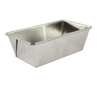 ZENKER Mini stampo plum cake 15 x 8,5 cm in Acciaio stagnato (colore: argento), quantità: 1 pezzo