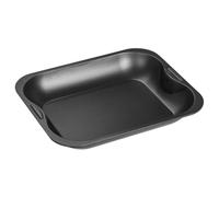 Zenker Pirofila per arrosti e casseruola (28 x 4 x 23 cm) Special Cooking, Stampo Rettangolare con Rivestimento Antiaderente, teglia per arrosti e casseruole succose (Colore: Nero), quantità: 1 Pezzo