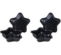 Zenker Set da 2 Mini tortiere a Forma di Stella, per tortini, materiale con rivestimento antiaderente, resistente ad alte temperature fino a 230 °C, dimensioni 11,5x11,5x3,5 cm (Confezione da 2)