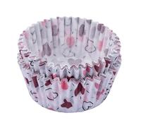 Zenker Set di stampi per muffin in carta a forma di cuore, diametro 5 cm, certificato FSC, resistente al calore fino a 220 °C, Made in Germany
