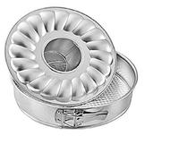Zenker Silver Tortiera 2 Fondi, Placcato Stagno, Argento - NUOVO