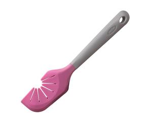Zenker Spatola da cucina 2 in 1, per mescolare, impastare e pulire la frusta, materiale parte funzionale in silicone, lavabile in lavastoviglie, dimensioni 27 cm