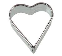 Zenker Stampino a Forma di Cuore, per Biscotti e Fondente, in Acciaio Inox, Colore: Argento
