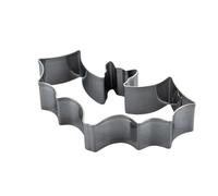 Zenker Stampino a pipistrello, perfetto aiuto da cucina per biscotti spaventosi di Halloween, in acciaio inox, resistente al calore fino a 230° Celsius, ottimo per cuocere a Halloween