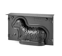 Zenker Stampo per dolci pasquali in lamiera d'acciaio con rivestimento antiaderente, colore nero, dimensioni: 27,5 x 15,5 x 6,5 cm, 9103