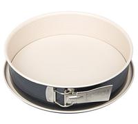 Zenker Teglia apribile Ø 28 cm Creme Noir, Stampo da Forno con Fondo Piatto e Protezione dalle perdite, Forma Rotonda con Rivestimento Antiaderente Rinforzato in Ceramica (Colore: Crema/Antracite