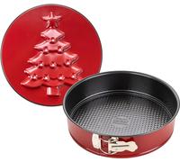 Zenker Tortiera apribile 2 in 1. Un fondo classico e un fondo a forma di albero di Natale