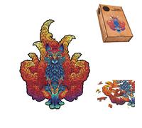 Zenko Unico Puzzle di Legno Misura XL 600 Pezzi 56x44 CM Da Fantasy FP009