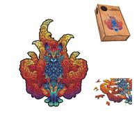 Zenko Unico Puzzle di Legno Taglia M 120 Pezzi 31 X 24 CM Da Fantasy FP007