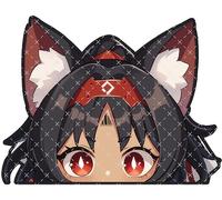 Zenless Zone Zero Peeker Nekomiya Mana - Adesivi da gioco per auto e finestrini laterali, carini, 2 pezzi (12 x 9,2 cm) - Artista Kitsukami