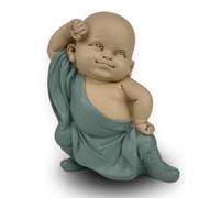 Zen'Light - Statua tipica di Buddha - GongFu 2 - Baby Buddha simbolicamente riconosciuto - atmosfera pacifica e caro - decorazione zen - H 13 cm