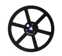 Zenlir 1. Adattatore per bobina in alluminio da 7 pollici a installazione rapida per mazzi di nastro vintage 6 fori compatibilità design adattatore resistente alla durata della bobina