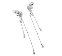 Zenlir 2 clip per orecchie rimovibili in metallo per cuffie, accessori decorativi a forma di farfalla, accessori da viaggio per auricolari